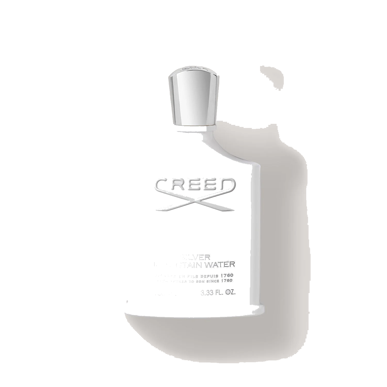 Frasco del perfume Silver Mountain Water de Creed de la marca Creed